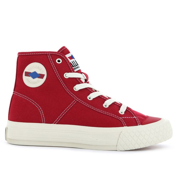 Palladium Palla Louvel High Tops Sneakers Dames Rood | NL 32NMHWX